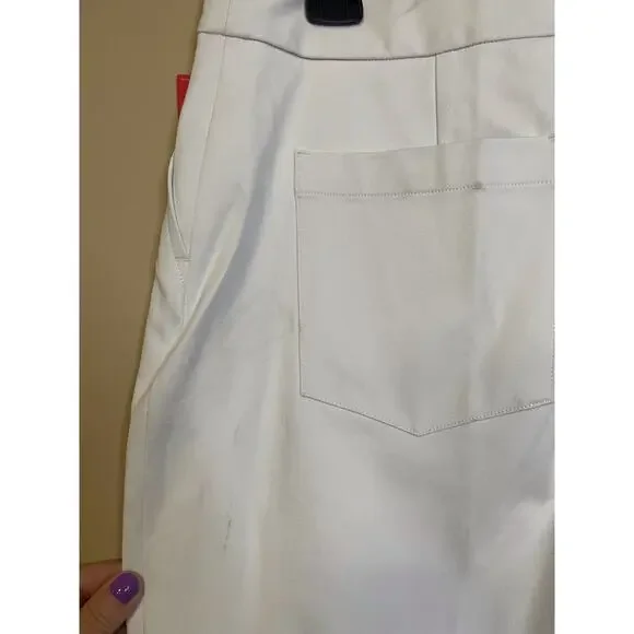 Spanx White Kick Flare Pant Tall XL NWT some flaws see pictures - Picture 7 of 8